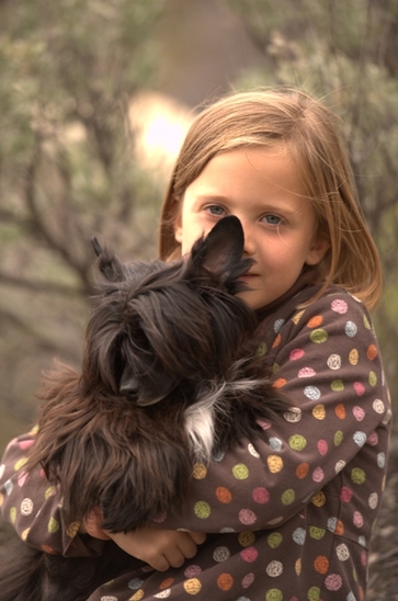 Calli ADORES Lola ~  Legacy Powderpuffs at BoulderCrest Ranch